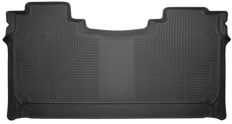 Revêtements de sol noirs pour deuxième rangée de véhicules Husky Liners 2019 Ram 1500 Crew Cab WeatherBeater