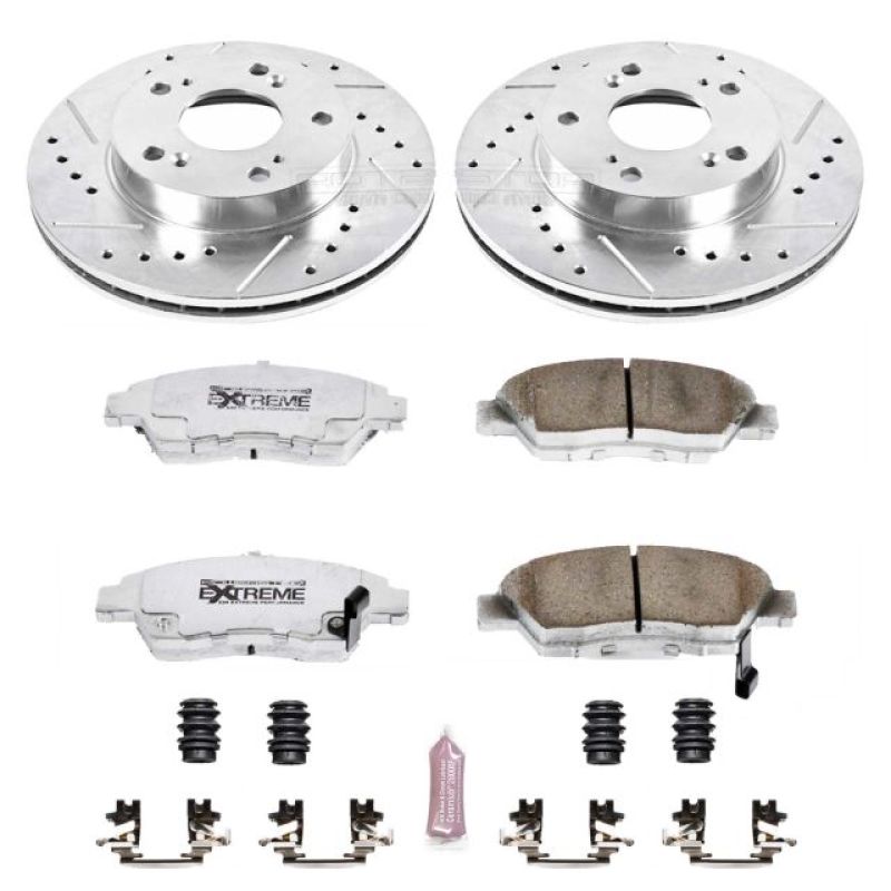 Power Stop 02-06 Acura RSX Front Z26 Street Warrior Brake Kit