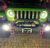 Oracle Oculus Bi-LED Projector Headlights for Jeep JL/Gladiator JT - Matte Blk - 5500K