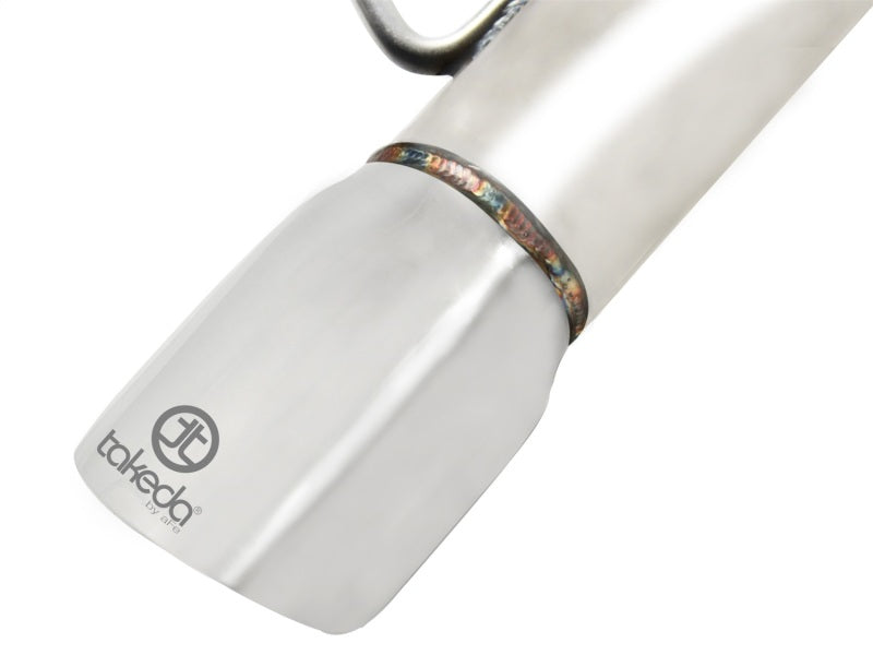 aFe Takeda Exhaust Cat-Back 304 Acier inoxydable 11-14 Nissan Juke L4 1.6L (t) Embout poli