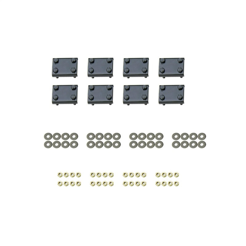 Kit de montage de marchepied Nerf ovale Premier pour Ford Ranger 1998-2006 à cabine allongée 2 portes - Noir