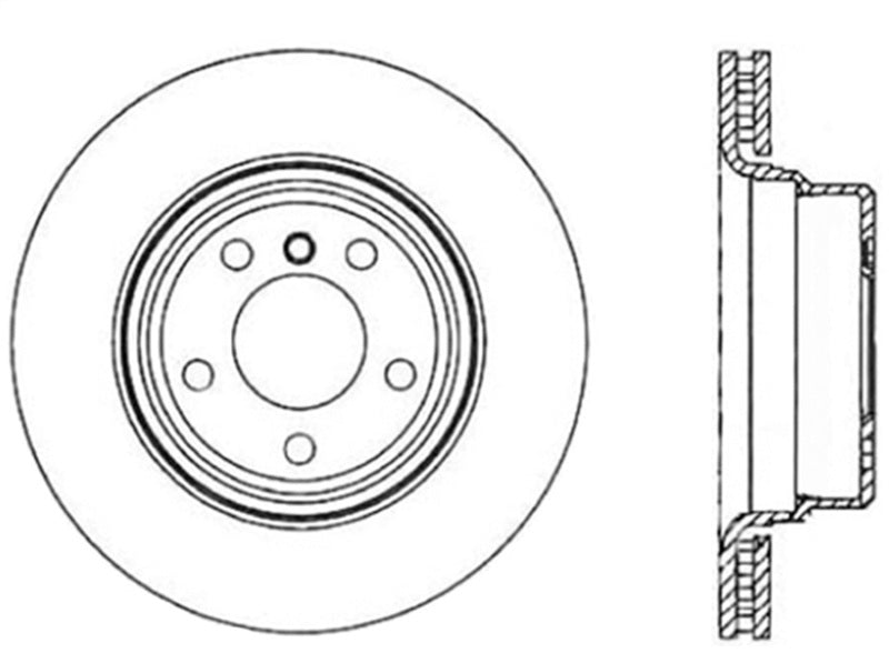 Disque de frein sport fendu et percé StopTech