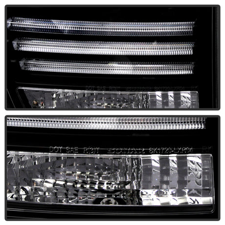 Feux arrière à LED Spyder Lexus RX330/RX350 04-09 Noir ALT-YD-LRX04-LED-BK