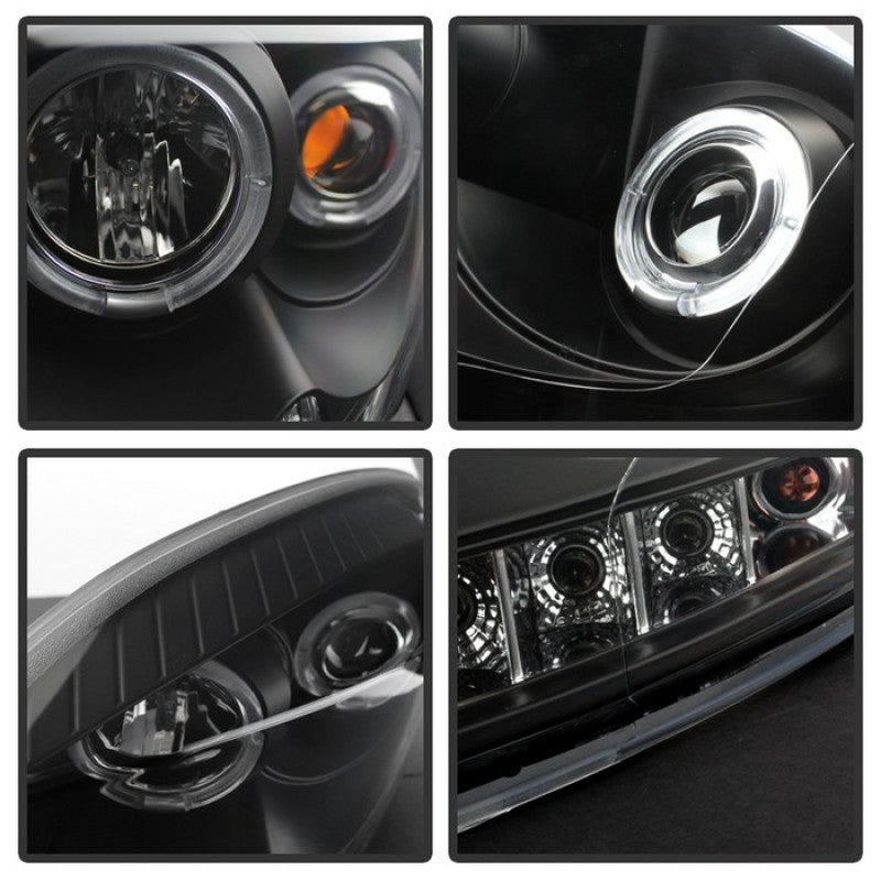Phares de projecteur Spyder Dodge Ram 1500 06-08/Ram 2500 06-09 LED Halo LED Blk PRO-YD-DR06-HL-BK