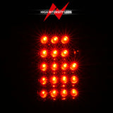 Feux arrière à LED ANZO 2003-2006 Chevrolet Silverado 1500 Rouge/Clair