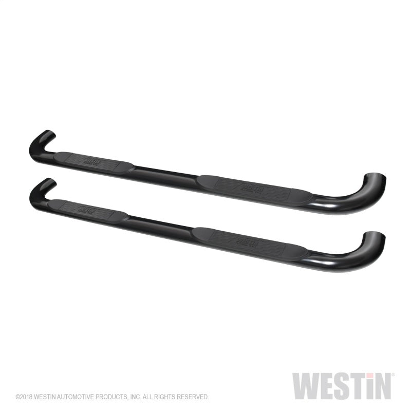 Marchepieds ovales Nerf Platinum 4 pour Chevrolet Silverado/Sierra 1500 Crew Cab 2019 de Westin - Noir