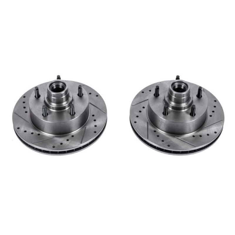 Disques de frein avant Power Stop 2003 Ford E-150 Evolution percés et fendus - Paire