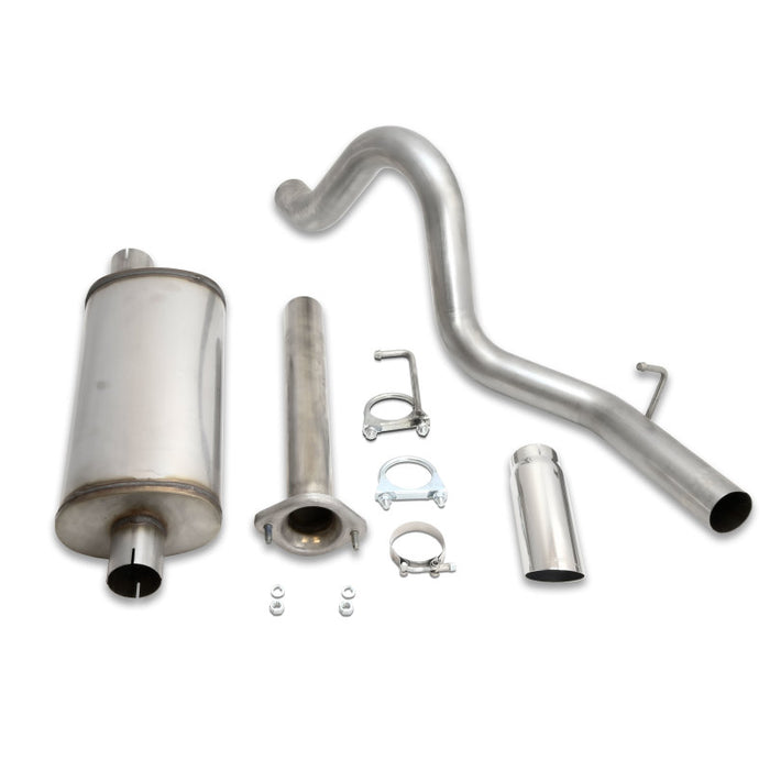 JBA 04-06 Jeep Wrangler LJ 2,4 L/4,0 L 304SS Échappement Cat-Back à sortie arrière simple