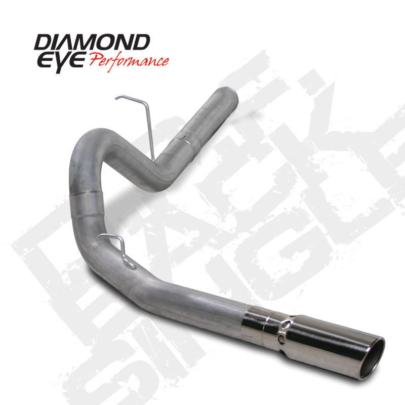 Diamond Eye KIT 4in DPF-BACK SGL AL: 11-12 CHEVY 6.6L 2500/350