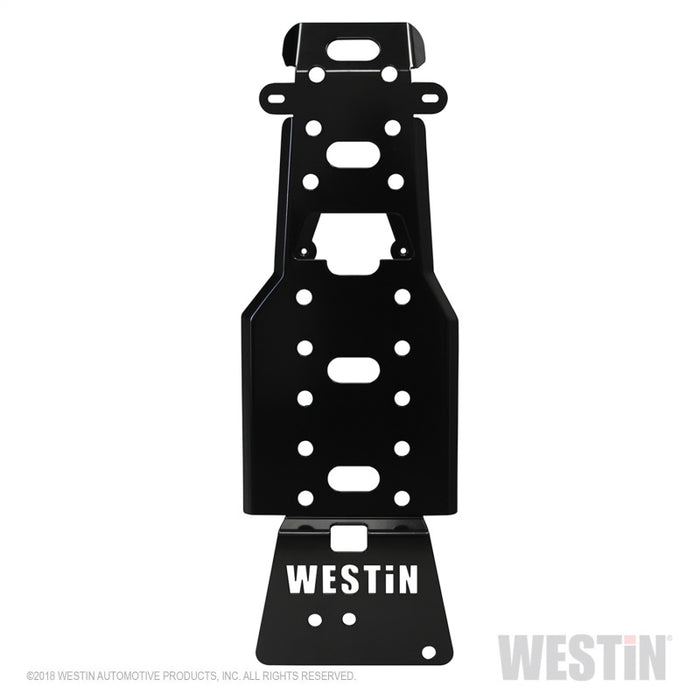 Plaque de protection de carter de transmission Westin/Snyper 07-11 Jeep Wrangler - Noir texturé