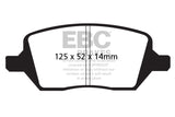 Plaquettes de frein arrière Greenstuff EBC 04-05 Buick Terraza 3.5 FWD