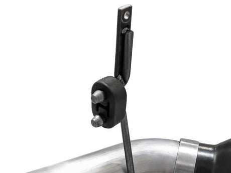 Échappement arrière DPF en acier inoxydable 409 de 4 po à grand alésage aFe HD avec embout noir pour camions Ford Diesel V8 15-16