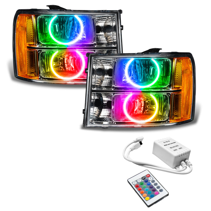 Oracle 07-13 GMC Sierra SMD HL - Conception à anneau rond - ColorSHIFT avec contrôleur simple VOIR LA GARANTIE