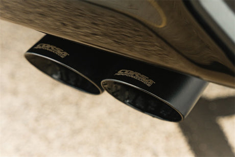 Corsa 22-23 Chevrolet Silverado 1500 Cat-Back Double sortie arrière avec deux embouts noirs de 4 pouces