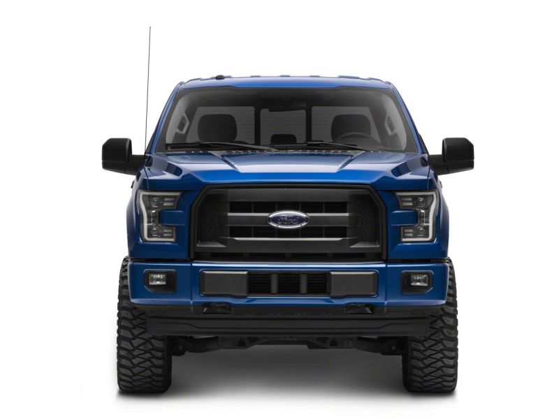 Phares de projecteur Raxiom 15-17 Ford F-150 G3 avec accent LED - Boîtier noir (lentille transparente)