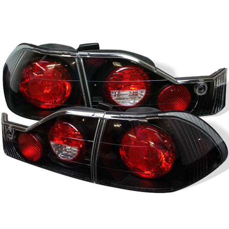 Feux arrière Spyder Honda Accord 98-00 4 portes style européen Noir ALT-YD-HA98-BK