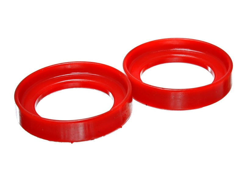 Ensemble d'isolateurs de ressorts hélicoïdaux avant rouges pour Honda Civic/CRX 96-00 / Honda Civic Si 99-00