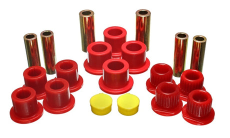 Ensemble de bagues de ressort à lames arrière Energy Suspension - Rouge