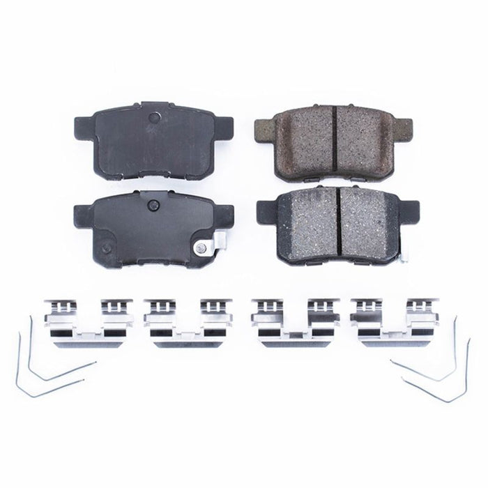 Power Stop 11-14 Acura TSX Rear Z17 Evolution Ceramic Brake Pads w/Hardware