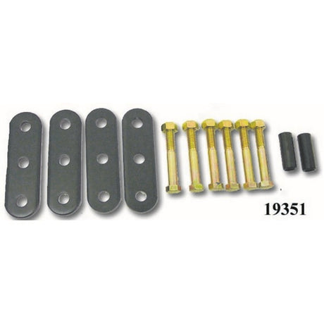 Manilles de ressort à lames avant et arrière Rugged Ridge HD 55-75 CJ