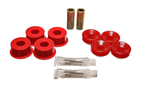 Bague supérieure et inférieure d'amortisseur avant rouge Energy Suspension 90-97 Honda Accord/Odyssey / 92-01 Prelude