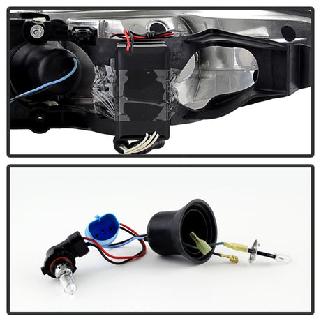 Phares de projecteur Spyder Pontiac Grand Prix 97-03 CCFL Halo Blk Low H1 PRO-YD-PGP97-1PC-CCFL-BK