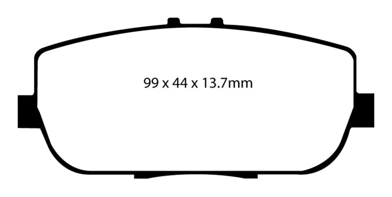 Plaquettes de frein arrière EBC 06-15 Mazda Miata MX5 2.0 Ultimax2