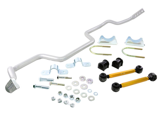 Whiteline 05+ Ford Mustang Coupe 8 cyl (Inc Shelby GT / GT500) Rear 27mm Heavy Duty Adj Swaybar