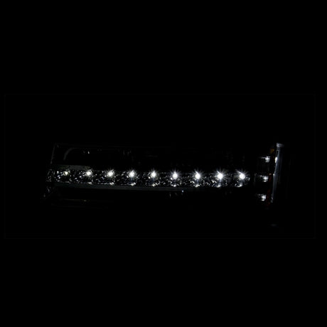 Feux de stationnement à LED ANZO 2003-2006 Chevrolet Silverado 1500 Noir avec réflecteur ambré