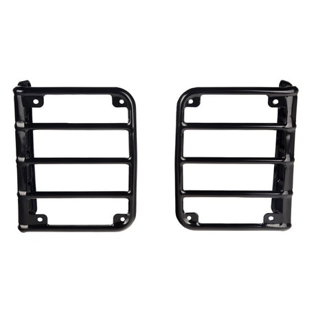 Protections européennes noires pour feux arrière Jeep Wrangler 07-18 Rugged Ridge