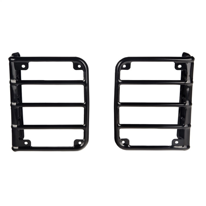 Protections européennes noires pour feux arrière Jeep Wrangler 07-18 Rugged Ridge