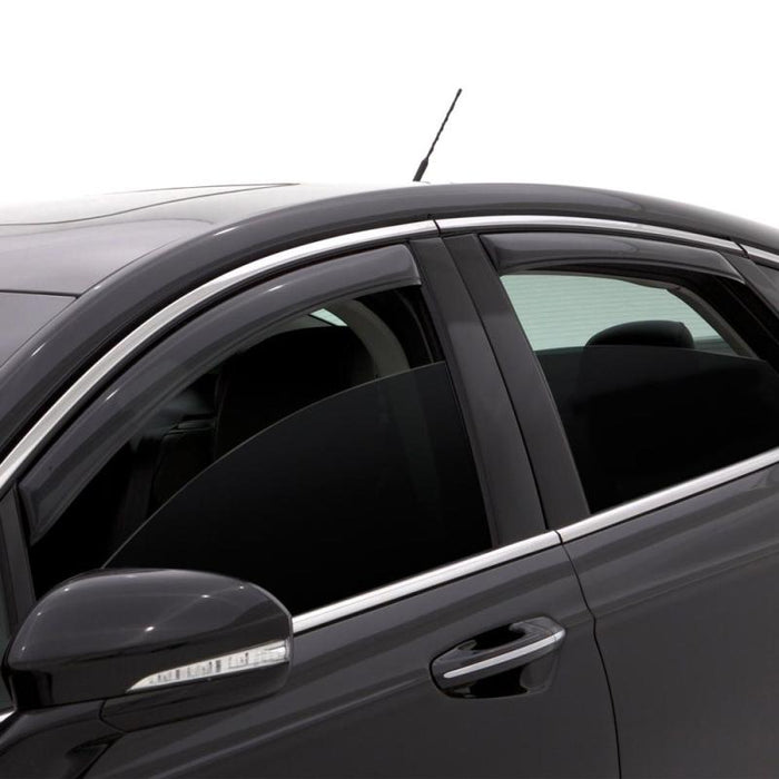 AVS 13-15 Chevy Malibu Ventvisor In-Channel Front & Rear Window Deflectors 4pc - Smoke