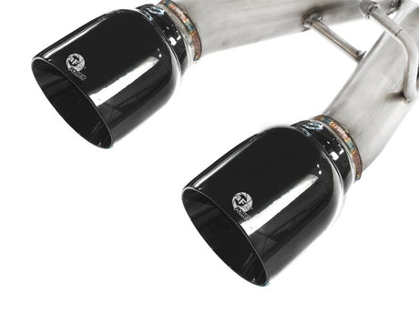 Échappement aFe MACHForce XP 304SS Cat-Back avec embouts noirs 2008 VW Golf R32 V5 3,2 L