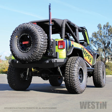 Pare-chocs arrière Westin 07-18 Jeep Wrangler JK WJ2 - Noir texturé