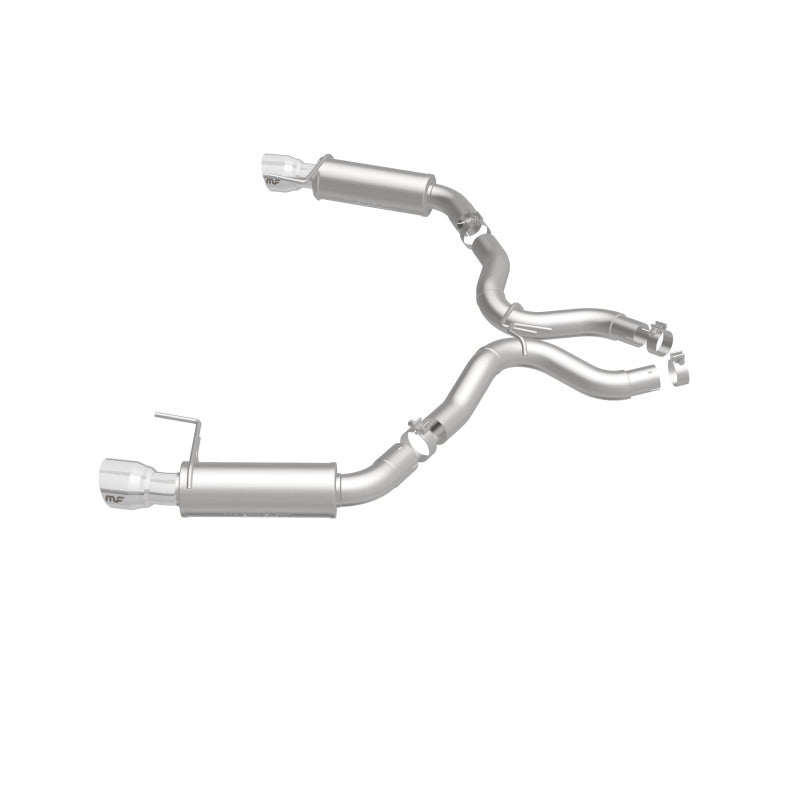 Essieu arrière MagnaFlow, SS, 3 po, compétition, embout poli double division de 4,5 po, Ford Mustang GT V8 5.0 2015