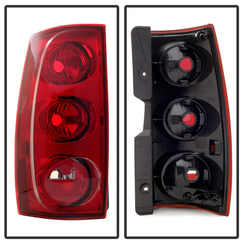 xTune GMC Yukon Xl 1500/2500 2007-2012 Driver Side Tail Lights - OEM Left ALT-JH-GYXL07-OE-L