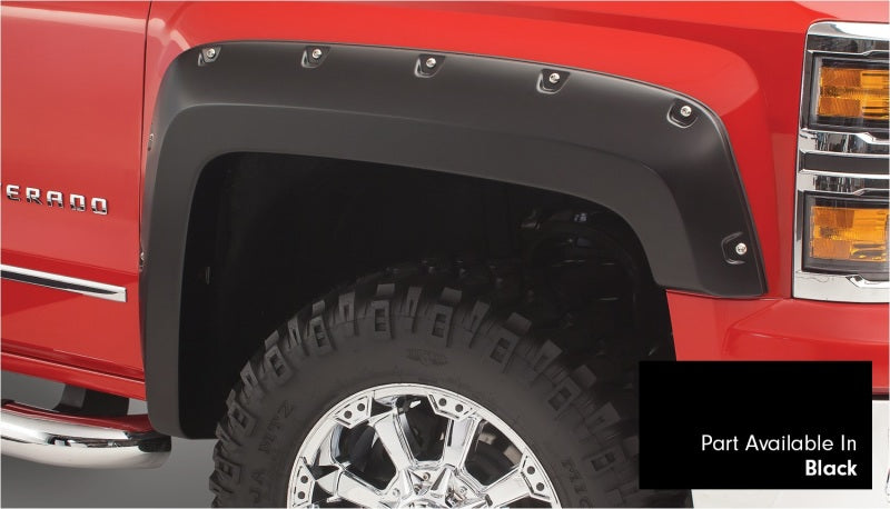 Bushwacker 16-18 Chevy Silverado 1500 Fleetside style Pocket Flares 4 pièces 69,3 po - Noir