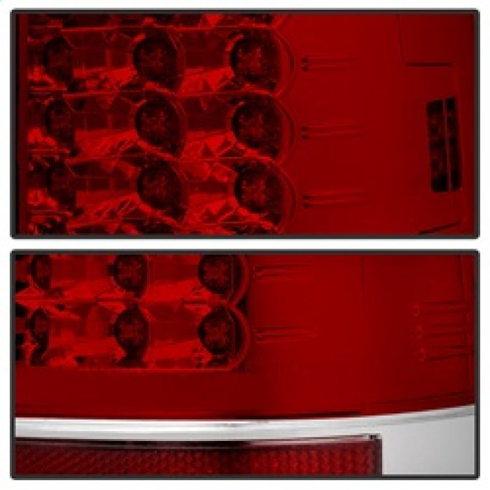 Feux arrière LED Spyder Ford Super Duty 08-15 Version 2 Rouge Transparent ALT-YD-FS07-LED-G2-RC