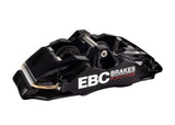 Étrier avant gauche noir EBC Racing 2014+ Audi S1 ​​(8X) Apollo-4