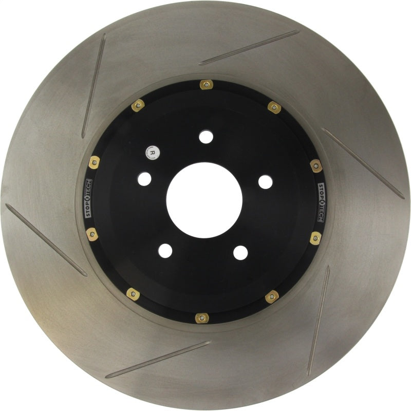 Kit de rotor aérodynamique en fonte nue fendue avant droite 380x34 mm pour Nissan GT-R 09-11 StopTech