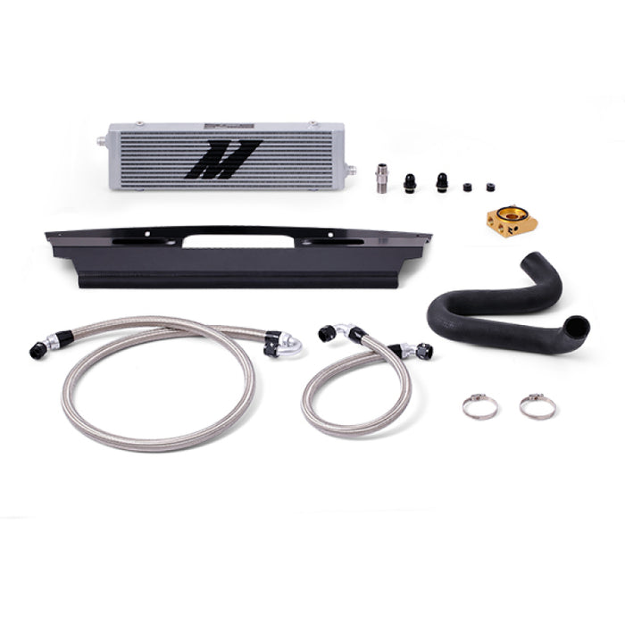 Kit de refroidisseur d'huile thermostatique Mishimoto pour Ford Mustang GT 2015+ - Argent