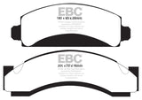 Plaquettes de frein avant EBC 74-80 Chevrolet C30 (JB8) Yellowstuff