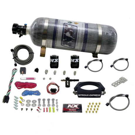 Kit de plaque nitreuse Nitrous Express 2014+ Chevrolet Corvette C7 (50-300 CV) avec bouteille composite