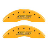Couvre-étriers MGP 4 gravés avant et arrière Gen 5/SS finition jaune noir ch