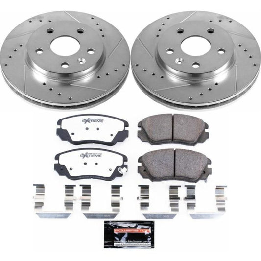 Power Stop 11-16 Buick LaCrosse Front Z26 Street Warrior Brake Kit