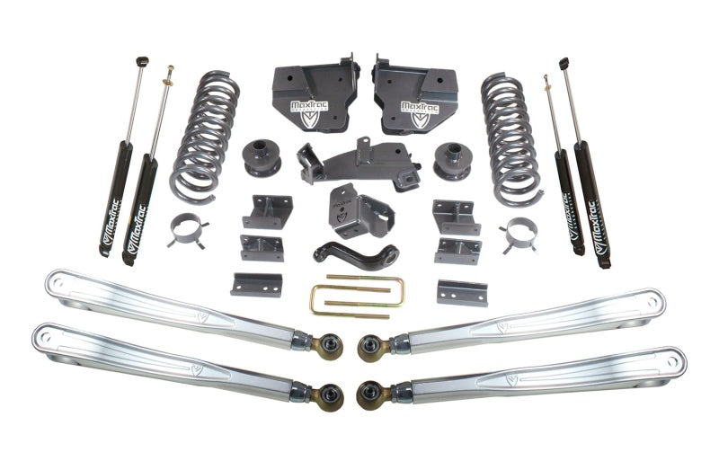 Kit de levage à ressort MaxPro MaxTrac 14-18 RAM 2500 4WD 6 po/3 po avec bras à 4 bras et amortisseurs MaxTrac