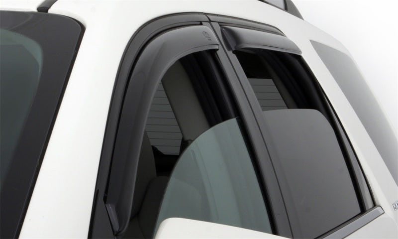 AVS 06-10 Hyundai Accent Ventvisor In-Channel Front & Rear Window Deflectors 4pc - Smoke