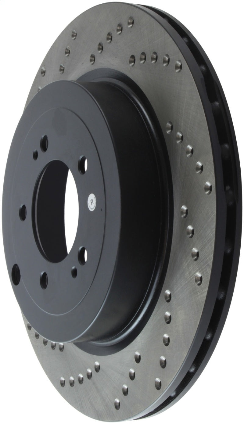 Rotor arrière droit percé StopTech 08 Mitsubishi Evo AWD