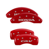 MGP 4 Caliper Covers Engraved Front & Rear Pontiac Red Finish Silver Char 2006 Pontiac GTO