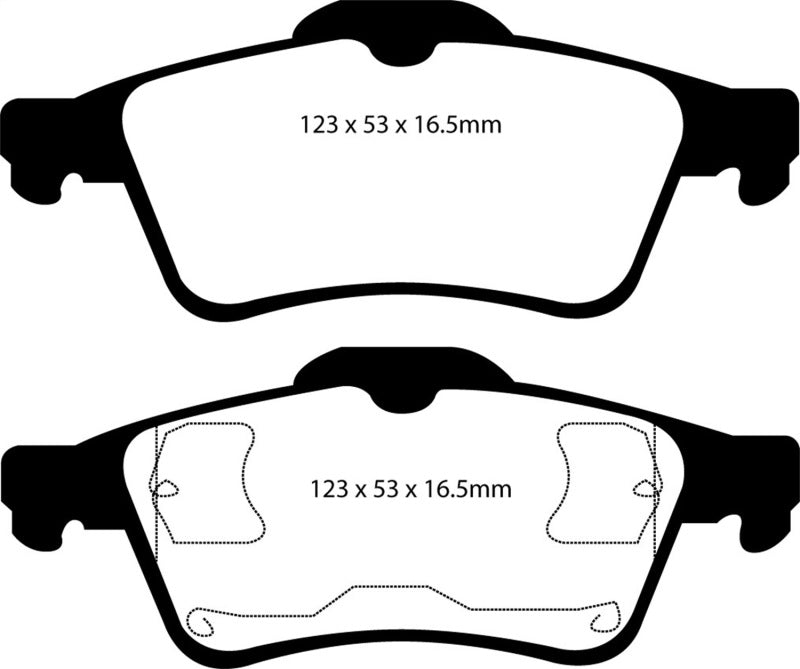 Plaquettes de frein arrière Redstuff EBC 03-05 Mazda 3 2.0